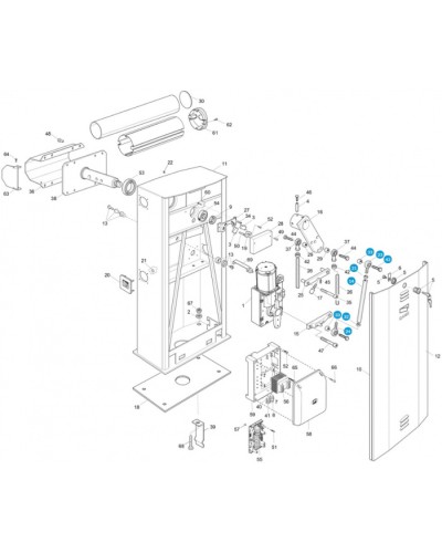 Моторедуктор G6000 Came 119RIG195 в Петропавловске-Камчатском Запчасти для шлагбаумов и автоматики Pintop.ru