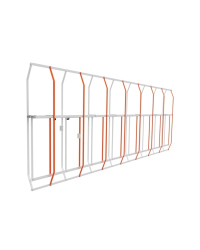 Шторка стрелы шлагбаумов GT высотой 1,3 м (модуль 1721 мм) Came 803XA-0350 в Петропавловске-Камчатском Запчасти для шлагбаумов и автоматики Pintop.ru