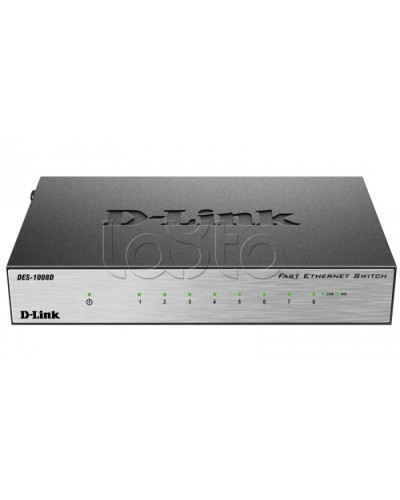 Коммутатор D-Link DES-1008D/L2B в Петропавловске-Камчатском Коммутаторы Pintop.ru