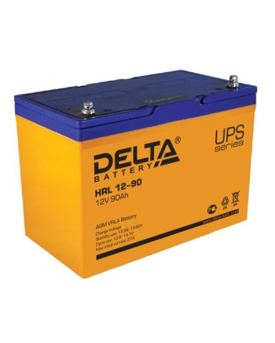Аккумулятор свинцово-кислотный Delta HRL 12-90 в Петропавловске-Камчатском Электротехническое оборудование Pintop.ru