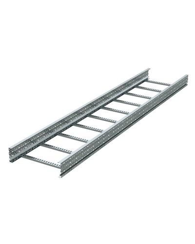 Лоток лестничный 150х800, лонжерон 1,5 мм, L 6 м, горячий цинк DKC (ULM658HDZ) в Петропавловске-Камчатском Кабельные лотки Pintop.ru