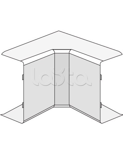 Угол внутренний AIM 50x20 DKC 00655 в Петропавловске-Камчатском Аксессуары для кабель-канала Pintop.ru