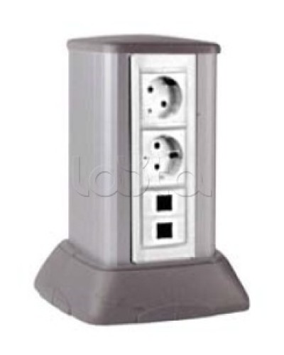 Миниколонна алюминиевая, 0.25 м DKC 19522 в Петропавловске-Камчатском Аксессуары для кабель-канала Pintop.ru