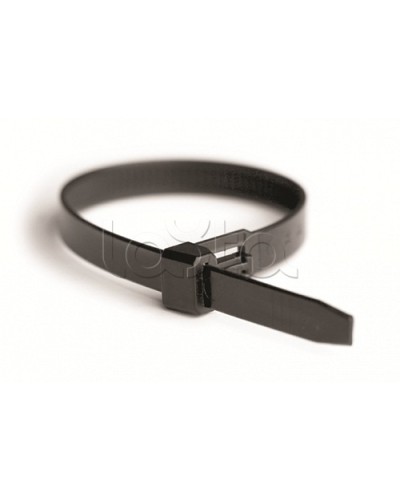 Хомут P6.6 многоразовый, черный, 7,5x350 DKC 25354 в Петропавловске-Камчатском Стяжки-хомуты Pintop.ru