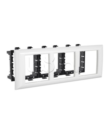 Рамка-суппорт Avanti белый для In-liner Front, 6 мод. DKC 4400916 в Петропавловске-Камчатском Аксессуары для лотков Pintop.ru