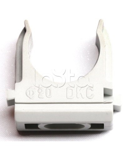 Держатель с защелкой, д.20мм, в упаковках по 10шт. DKC 51020R10 в Петропавловске-Камчатском Держатели, клипсы, скобы Pintop.ru