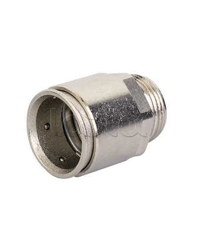 Муфта труба-коробка д.50мм, IP66/IP67, М50х1,5, никелированная латунь DKC 6111-A50 в Петропавловске-Камчатском Повороты, муфты, тройники Pintop.ru