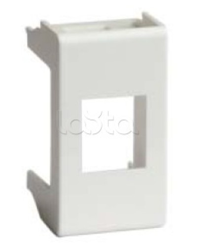 Адаптер для информационных разъемов SIEMON, белый, 1мод. DKC 76608B в Петропавловске-Камчатском Аксессуары для стоек и шкафов Pintop.ru