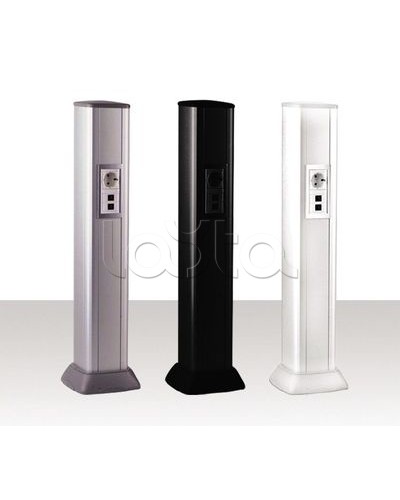 Колонна алюминевая 0,71 м, цвет черный DKC 09593 в Петропавловске-Камчатском Аксессуары для стоек и шкафов Pintop.ru