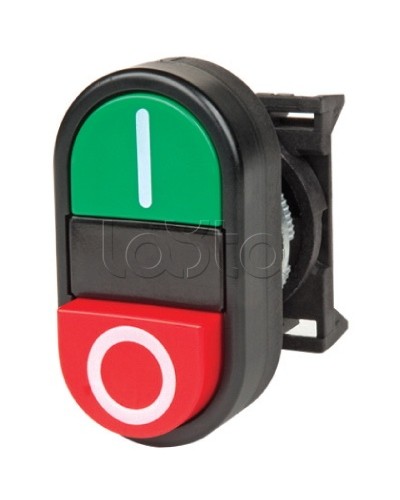 Кнопка двойная выпуклая с линзой для подсветки DKC ABFL в Петропавловске-Камчатском Кнопки выхода Pintop.ru