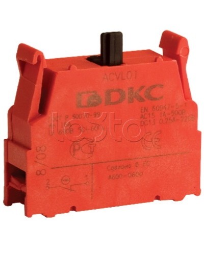 Блок контактный с клеммными зажимами (нормально-разомкнутый) DKC ACVL02 в Петропавловске-Камчатском Клеммные колодки Pintop.ru
