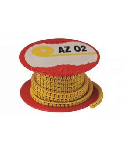 Колечко маркировочное -, 1,3-2,5мм. черное на желтом DKC AZO211BY в Петропавловске-Камчатском Крепежные изделия Pintop.ru