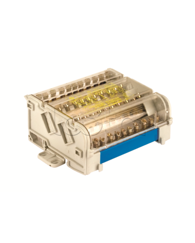 Блок распределительный на DIN рейку 2р 125А, 7х6мм 2х7,5мм 2x9мм DKC BD125112 в Петропавловске-Камчатском Аксессуары для лотков Pintop.ru