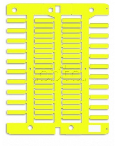 Маркировка для провода, жесткая, для трубочек. 4х18мм. Желтая DKC NUT18Y в Петропавловске-Камчатском Крепежные изделия Pintop.ru