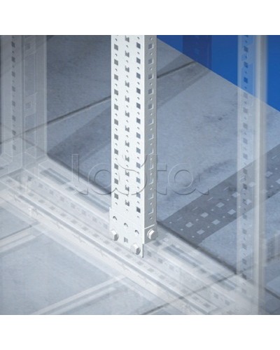 Рейки вертикальные, широкая, для шкафов CQE В=1800мм, 1 упаковка - 2шт. DKC R5PDV18 в Петропавловске-Камчатском Аксессуары для стоек и шкафов Pintop.ru