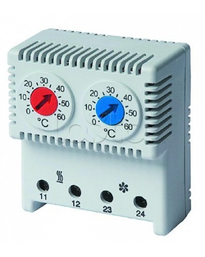 Термостат сдвоенный DKC (R5THRV13) в Петропавловске-Камчатском Аксессуары для стоек и шкафов Pintop.ru