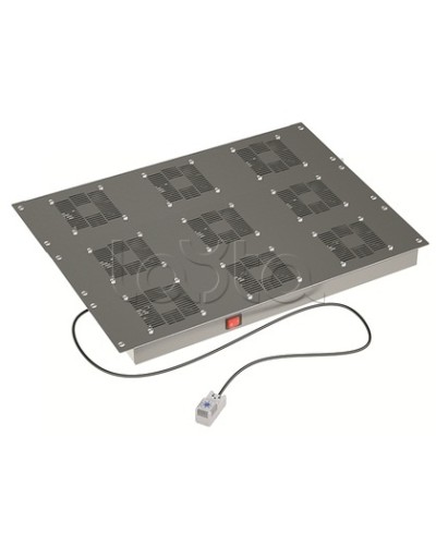 Потолочный вентиляторный модуль, с термостатом 9 вент. для крыши Ш=800мм DKC R5VSIT8009FT в Петропавловске-Камчатском Вентиляторные модули Pintop.ru