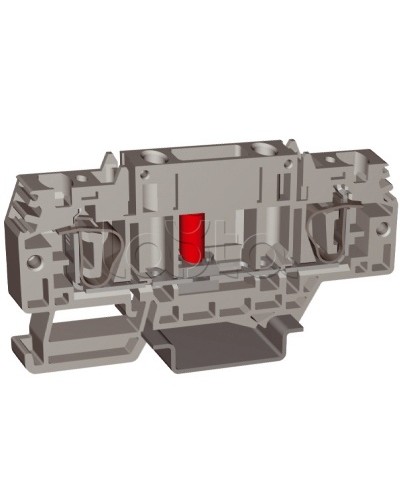 Зажим HSCB.4GR, тестовый с разъединителем, серый , 4 кв.мм DKC ZHB100GR в Петропавловске-Камчатском Держатели, клипсы, скобы Pintop.ru