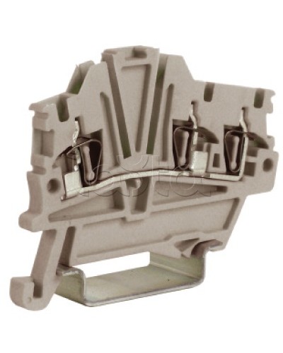 Зажим 1,5 кв.мм серый 1 ввод/2 вывода DKC ZHM410GR в Петропавловске-Камчатском Держатели, клипсы, скобы Pintop.ru