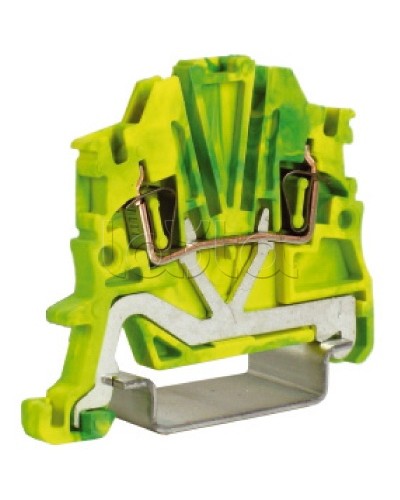Зажим для заземления, 1,5 кв.мм желто-зеленый DKC ZHT400 в Петропавловске-Камчатском Держатели, клипсы, скобы Pintop.ru