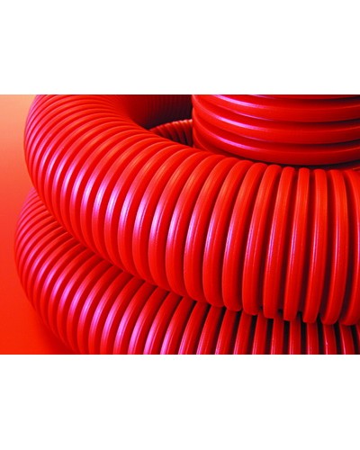 Труба гофрированная двустенная ПНД 125 мм для кабельной канализации с зондом DKC 121912 (40 м) в Петропавловске-Камчатском Труба гофрированная Pintop.ru