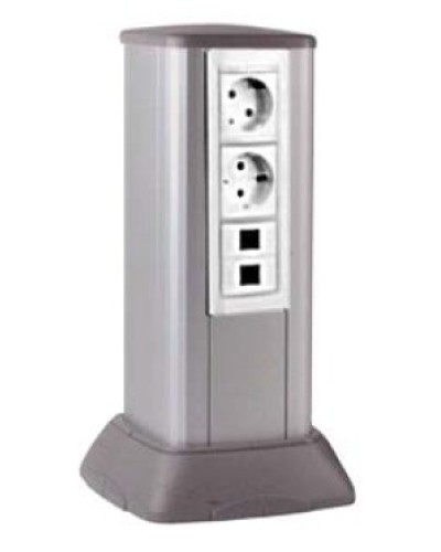 Миниколонна алюминиевая, 0.25м, цвет чёрный DKC (19523) в Петропавловске-Камчатском Аксессуары для кабель-канала Pintop.ru