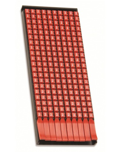 Маркер для кабеля сечением 1,5-2,5мм символ „2” DKC MKF2S2 в Петропавловске-Камчатском Крепежные изделия Pintop.ru