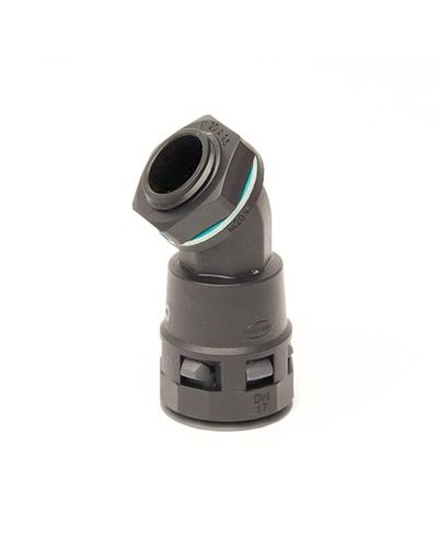 Монтажный комплект муфта 45 грд. труба-коробка DN 29 мм, М32х1,5, полиамид, цвет черный DKC PACL29M32N в Петропавловске-Камчатском Крепеж: Дюбели, шурупы, саморезы Pintop.ru