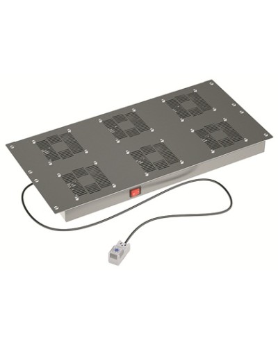 Потолочный вентиляторный модуль, с термостатом 6 вент. для крыши Ш=800мм DKC R5VSIT8006FT в Петропавловске-Камчатском Вентиляторные модули Pintop.ru