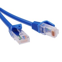 Патч-корд неэкранированный CAT6 U/UTP 4х2, LSZH, синий, 2м DKC RN6UU4520BL