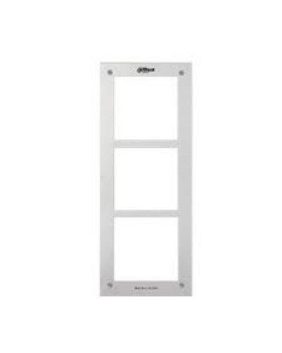 Рамка металическая для 3 модулей Dahua VTOF003 в Петропавловске-Камчатском Дополнительное оборудование для СКУД Pintop.ru