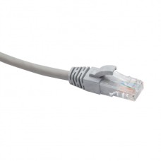 Шнур коммутационный U/UTP категория 5e LSZH нг(А)-HF 0,2 м, серый Datarex DR-181002