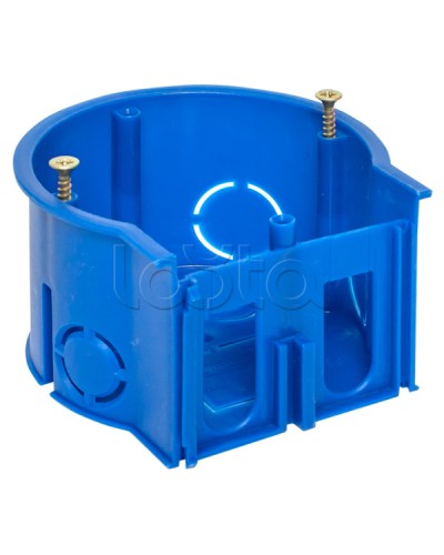 Коробка установ. сборная оконечная КМТ-010-4005 для твердых стен (71х45) с саморезами EKF (plc-kmt-010-4005-r) в Петропавловске-Камчатском Распределительные коробки Pintop.ru