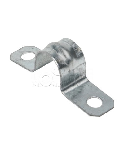 Скоба металлическая двухлапковая d14-15 мм (100 шт) EKF PROxima (sm-2-14-15) в Петропавловске-Камчатском Держатели, клипсы, скобы Pintop.ru