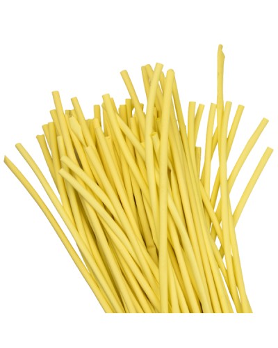 Термоусаживаемая трубка ТУТ нг 4/2 желтая в отрезках по 1м EKF PROxima (tut-4-y-1m) в Петропавловске-Камчатском Аксессуары для кабель-канала Pintop.ru