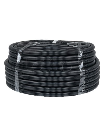 Труба гофр. негорючая безгалогеновая FRHF с протяжкой d25 мм (75 м) черная EKF-Plast (FRHF-25) в Петропавловске-Камчатском Труба гофрированная Pintop.ru