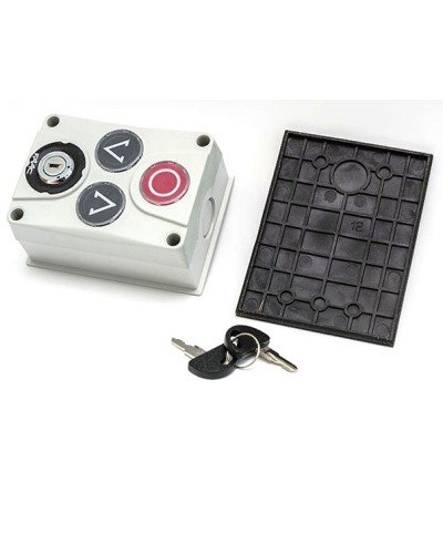 Панель управления 3х кнопочная с ключом Faac 402500 в Петропавловске-Камчатском Устройства радиоуправления для шлагбаумов и автоматики Pintop.ru