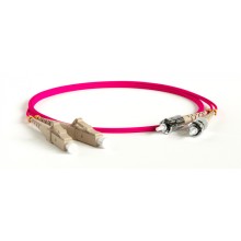 Патч-корд волоконно-оптический Hyperline FC-D2-504-SC/PR-ST/PR-H-1M-LSZH-MG