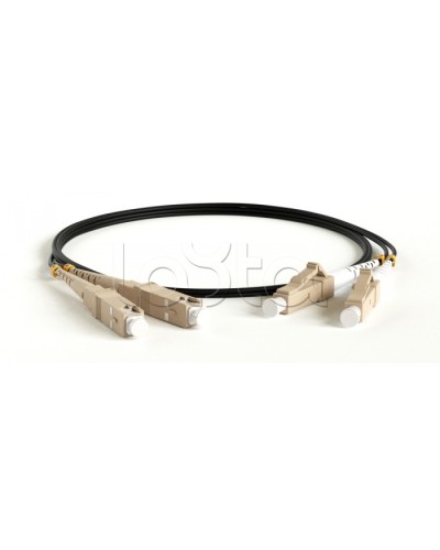 Патч-корд волоконно-оптический Hyperline FC-D2-50-SC/PR-SC/PR-H-3M-LSZH-BK в Петропавловске-Камчатском Патч-корды оптические Pintop.ru