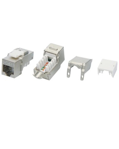 Вставка Hyperline (KJ9-8P8C-C5e-90-SH-F-WH) в Петропавловске-Камчатском Коннекторы Pintop.ru