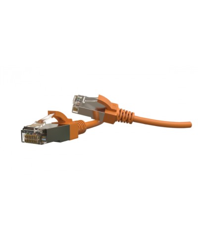 Патч-корд S/FTP Hyperline (PC-LPT-SFTP-RJ45-RJ45-C6-1M-LSZH-OR) в Петропавловске-Камчатском Патчкорды (медные) Pintop.ru