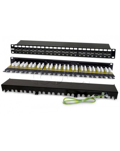 Патч-панель Hyperline PP2-19-24-8P8C-C6A-110D в Петропавловске-Камчатском Патч панель Pintop.ru