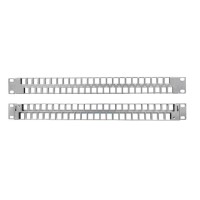 Патч-панель модульная 19", 48 портов Hyperline PPBLHD-19-48S-SH-RM