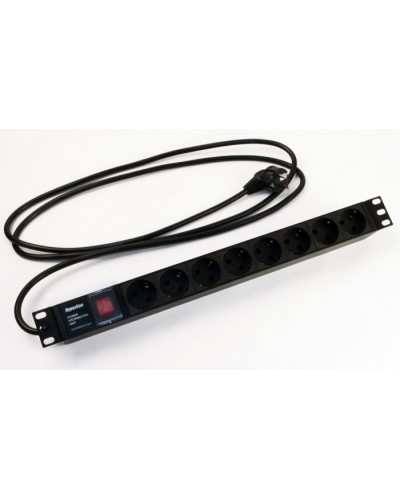 Блок розеток Hyperline SHE19-8SH-S-2.5EU в Петропавловске-Камчатском Блоки розеток Pintop.ru