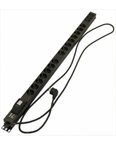 Блок розеток Hyperline SHE-15SH-3IEC-B-2.5EU в Петропавловске-Камчатском Блоки розеток Pintop.ru