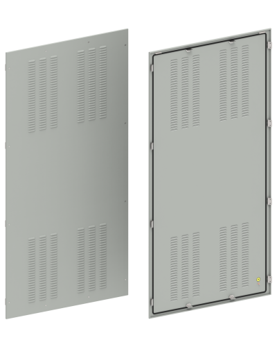 FORMAT Панель задняя вентилируемая 2000х1000мм IEK (FO-00-PBV-200-100) в Петропавловске-Камчатском Аксессуары для стоек и шкафов Pintop.ru