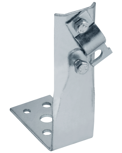 Держатель проводника круглого 6-10мм винтовой угловой h=150мм оцинкованная сталь HDZ IEK (ZDP87-14-1-16-150) в Петропавловске-Камчатском Крепеж Pintop.ru