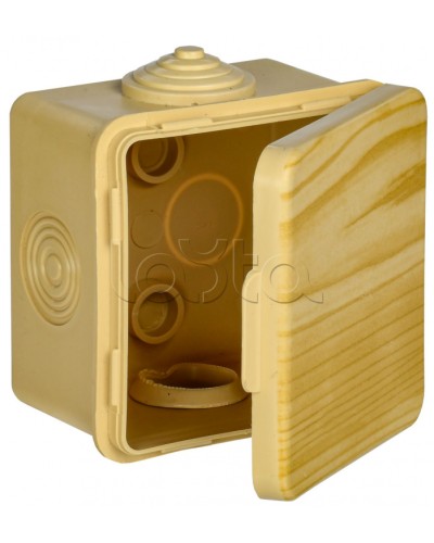Коробка расп. КМ для о/п D=85х40мм IP54 4 вв. сосна IEK (UKO21-085-040-000-K34-54) в Петропавловске-Камчатском Распределительные коробки Pintop.ru