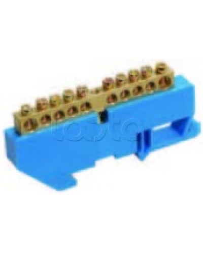 Шина нулевая в комбинированном DIN-изоляторе типа «Стойка» ШНИ-8x12-16-КС-С IEK YNN10-812-16DP-K07 в Петропавловске-Камчатском Клеммные колодки Pintop.ru