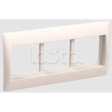 Рамка и суппорт на 6 модулей 45×45 для к/к 100×60 и 100×40 IEK (CKK-40D-RSU6-075-K01)